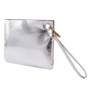 Mini laminated clutch with logo