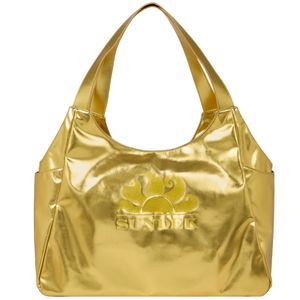 Laminated beach bag with logo