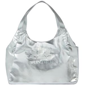 Laminated beach bag with logo