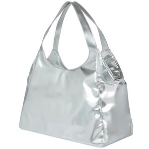 Laminated beach bag with logo