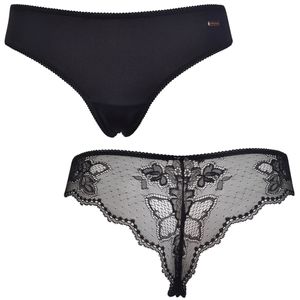 Brazilian plain color and lace