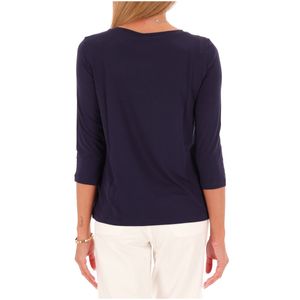 Lidia viscose sweater with 3/4 sleeves