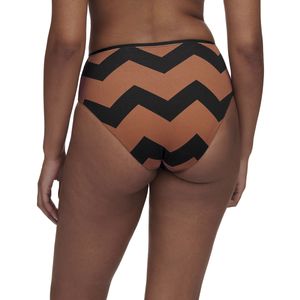 Totem striped high-waisted culottes
