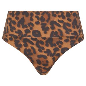 Sauvage all-over micro-pattern culottes