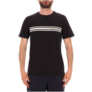 T-shirt nera Regular Fit in cotone