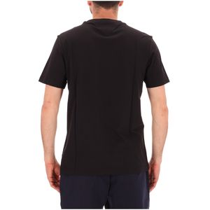 T-shirt nera Regular Fit in cotone