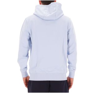 Sweatshirt with hood and logo on the chest