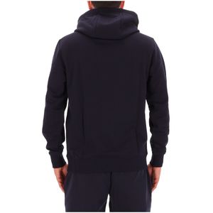Sweatshirt with hood and logo on the chest
