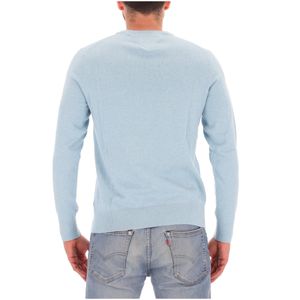 Maglione in cotone e cashmere con logo