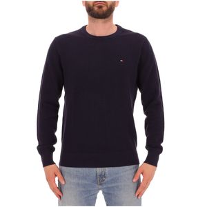 Pullover in maglia a nido d'ape in cotone