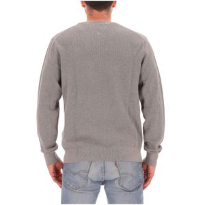 Pullover in maglia a nido d'ape in cotone