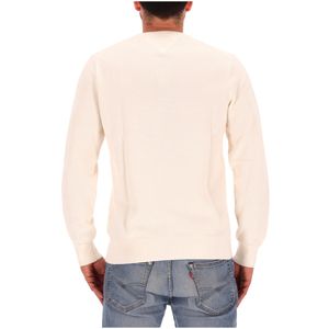 Pullover in maglia a nido d'ape in cotone
