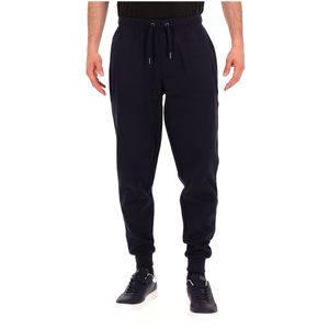 Blue cotton joggers