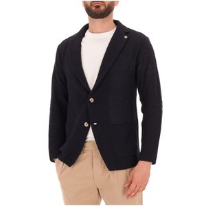 Two-button jacket in mat stitch