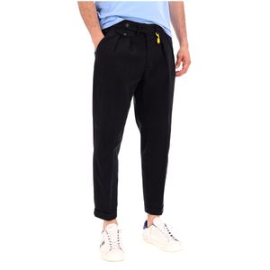 Slim trousers with double pleats