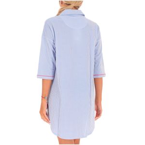 Striped nightgown with pocket