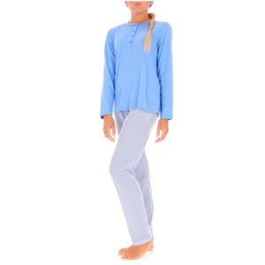 Complete blue cotton pajamas
