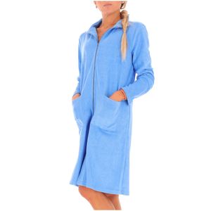 Vestaglia in spugna con zip