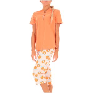 Two Crazy Fruit Print Pajamas