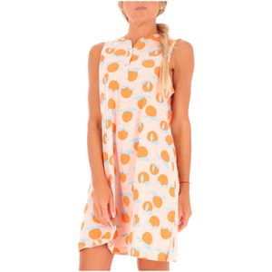 Sleeveless cotton nightgown
