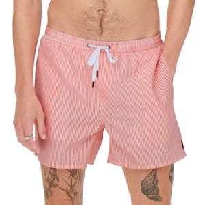 Onsted Striped Cotton Swimsuit