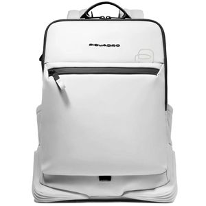 Solid color water resistant fabric backpack