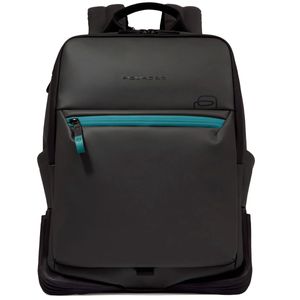Solid color water resistant fabric backpack