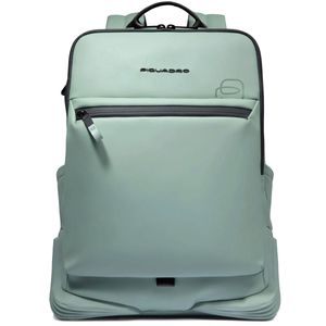 Solid color water resistant fabric backpack