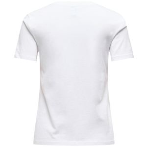 Onlariya white cotton t-shirt