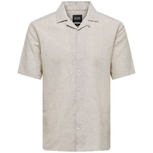Onscaiden Slim fit linen shirt