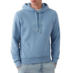Cotton hoodie with logo