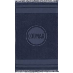 Beach towel with embossed logo