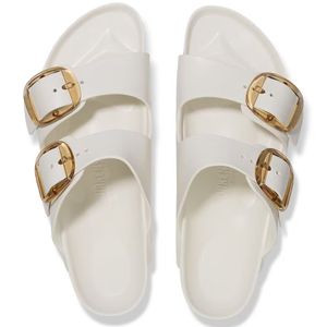 Arizona Big Buckle EVA Narrow fit Slippers White