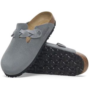 Ciabatte Boston Braided Grey Narrow Fit