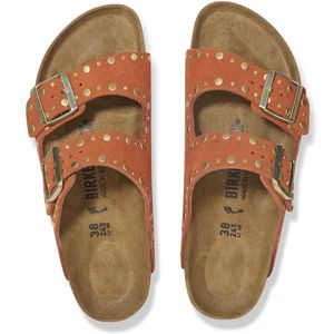 Ciabatte Arizona Rivet Narrow Fit Dark Rust