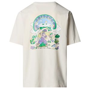 T-shirt panna Clean Trails oversize