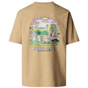 T-shirt khaki Mountain Cleanup oversize