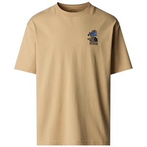 T-shirt khaki Mountain Cleanup oversize