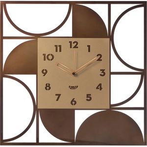 Orologio a parete Glam marrone