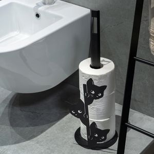 Black Sylvester Toilet Paper Holder
