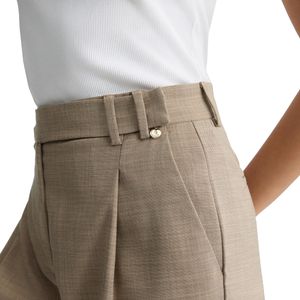 Beige high waisted trousers