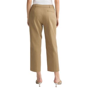 Beige cotton chino trousers