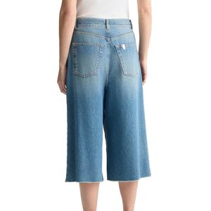 Long denim shorts