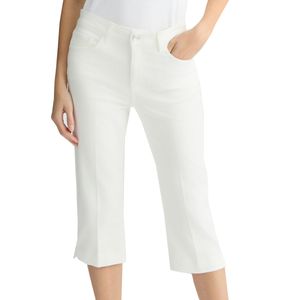 Pantalone Capri in denim bianco