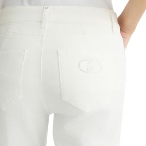 Pantalone Capri in denim bianco