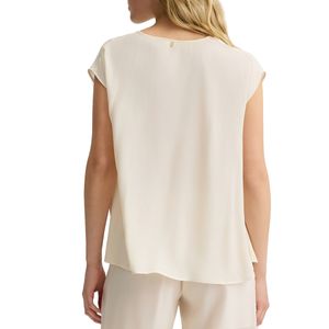 Top in crepe di viscosa