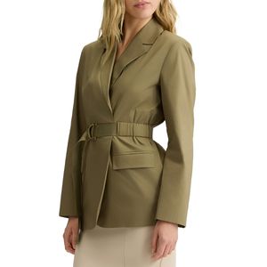 Blazer a portafoglio con cintura