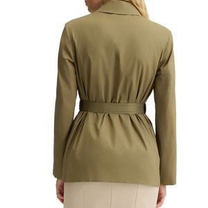 Blazer a portafoglio con cintura