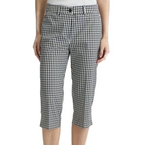 Checked 3/4 Capri pants