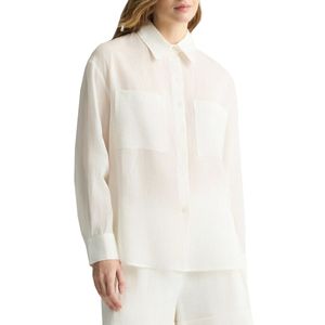 Ramie shirt with chest pockets